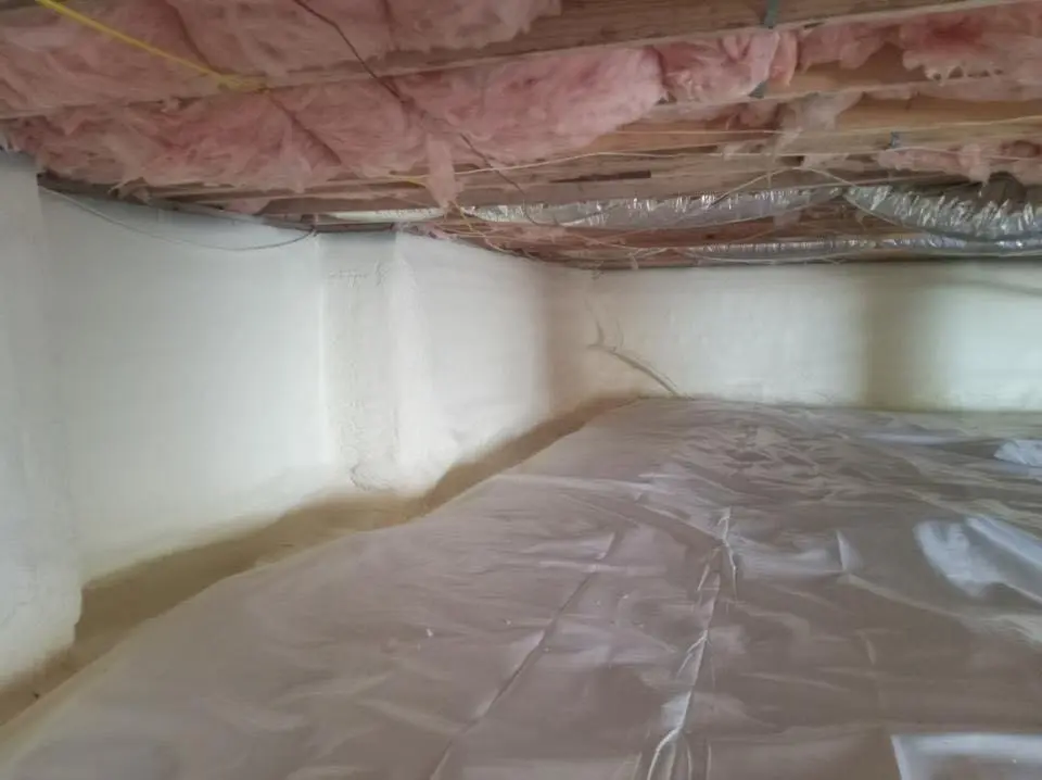 Crawl space encapsulation with closed-cell spray foam for Roof Maintenance in Swarthmore